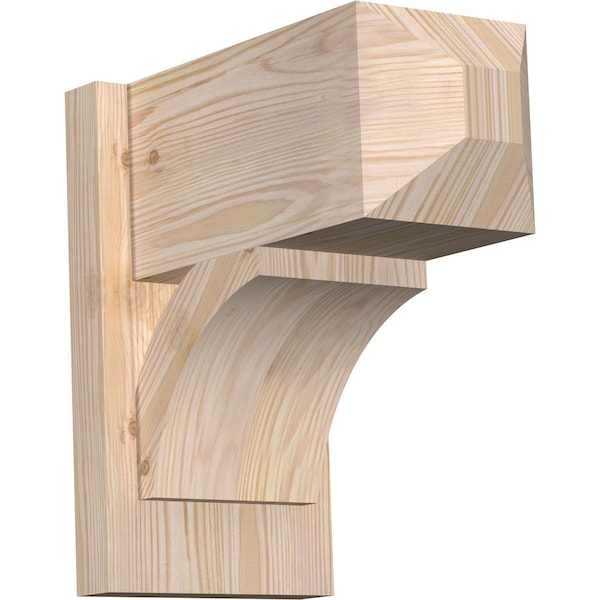 Ekena Millwork Thorton Craftsman Smooth Outlooker, Douglas Fir, 7 1/2"W x 14"D x 14"H OUT08X14X14THR04SDF - main